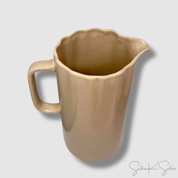 65oz Scalloped Stoneware Beverage Pitcher‎ Blush - Hearth & Hand Magnolia Target - Picture 5 of 5